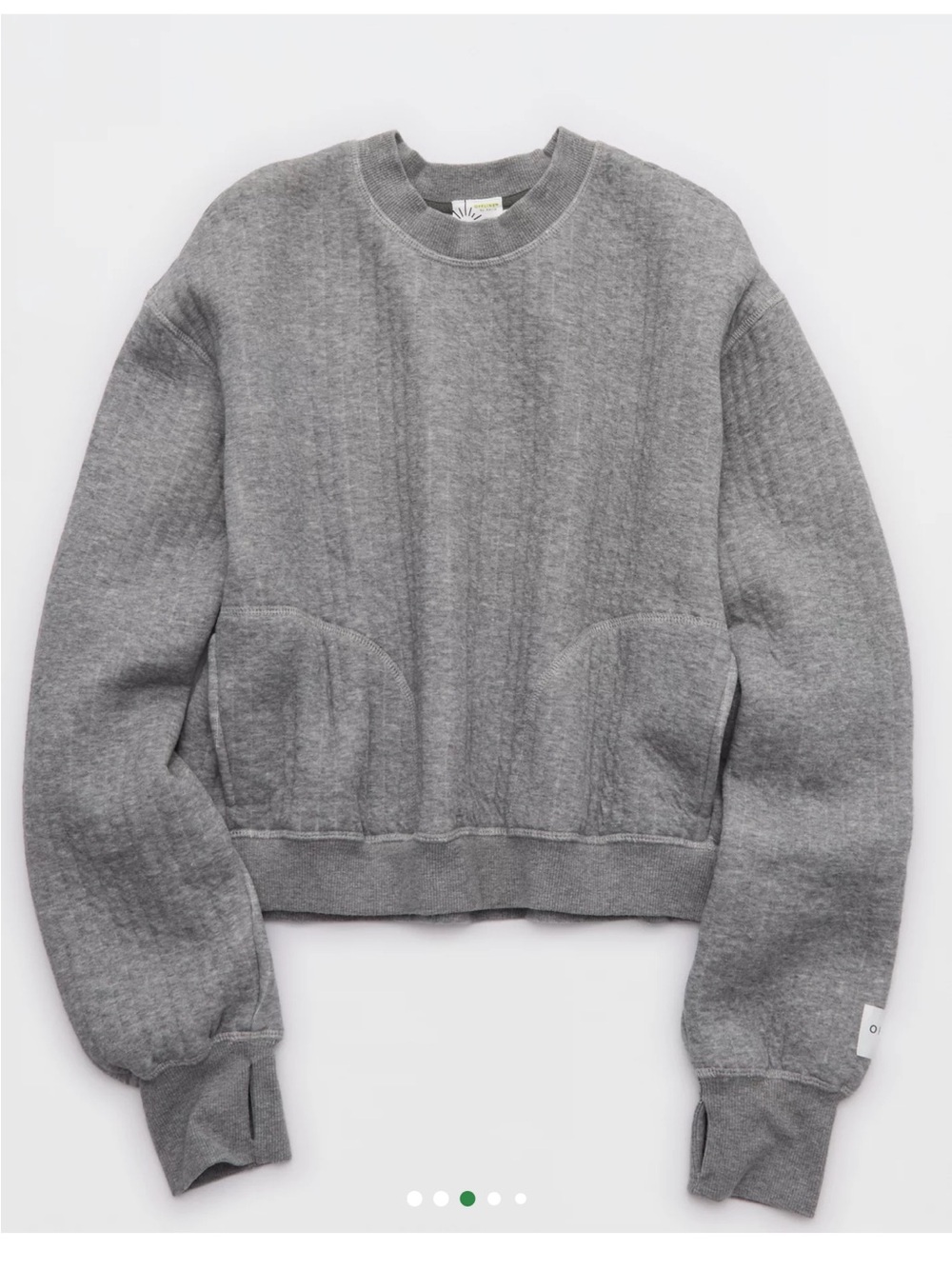 OFFLINE By Aerie Coffee Run Crewneck woman’s  medium NWOT
